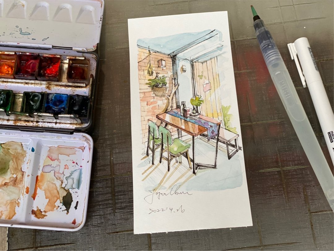 【一人成团】旅绘日常_空间篇。Joyce 的纸上旅行 - 插画/绘画/写字 - 纸 