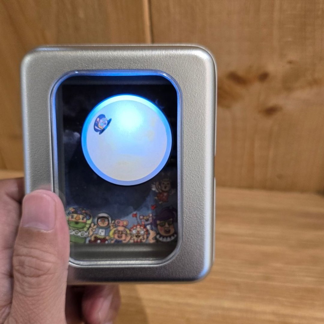 赤毛族【月光宝盒小灯箱】中秋送礼创意小物冰箱贴 附开窗小铁盒 - 冰箱贴/磁贴 - 其他金属 