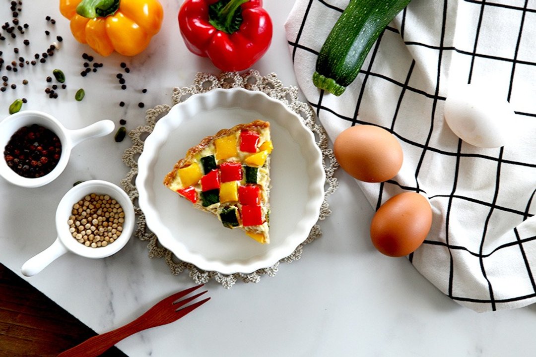 [ 法式炖菜咸派 ] Ratatouille Quiche 蛋奶素 蔬食  九寸 - 咸派/甜派 - 新鲜食材 