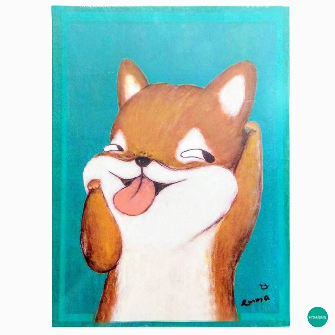 emmaAparty插画拼图:招财柴犬(520片) - 拼图 - 纸 