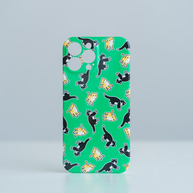 橘猫与奶牛猫插画 插画师手机壳 - 手机壳/手机套 - 其他材质 白色