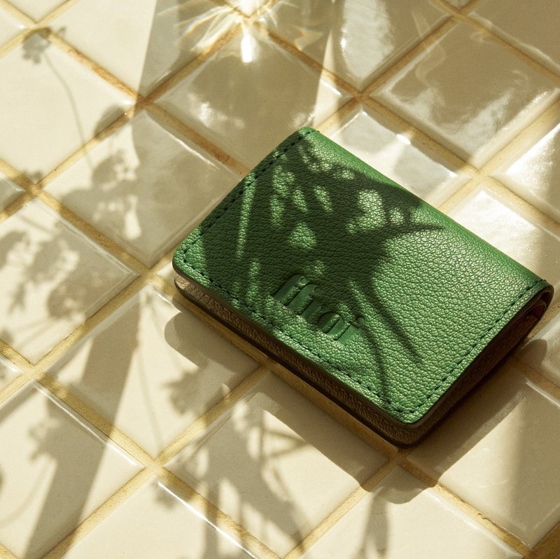 ilot 折叠皮夹_绿色 / 卡夹 / 4 色 - 皮夹/钱包 - 真皮 绿色
