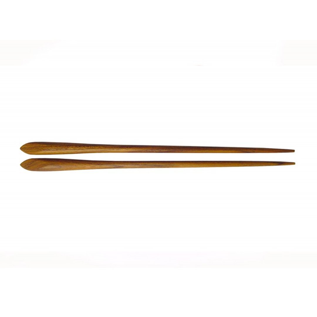 泰国人手制 CHABATREE LOTUS 筷子一对 - 筷子/筷架 - 木头 咖啡色
