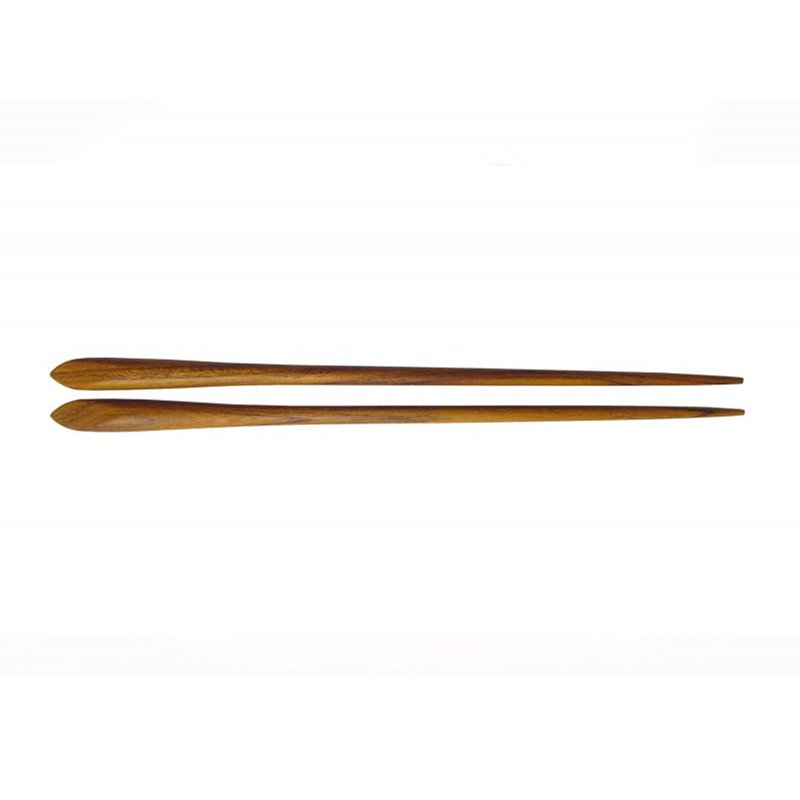 泰国人手制 CHABATREE LOTUS 筷子一对 - 筷子/筷架 - 木头 咖啡色