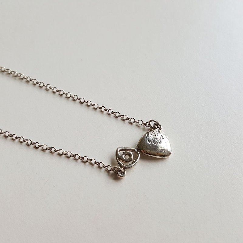 守护卫星-三角卫星-银项链 - 项链 - 其他金属 银色