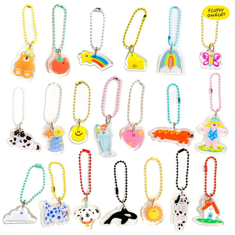 TINY KEYCHAIN - 其他 - 压克力 多色
