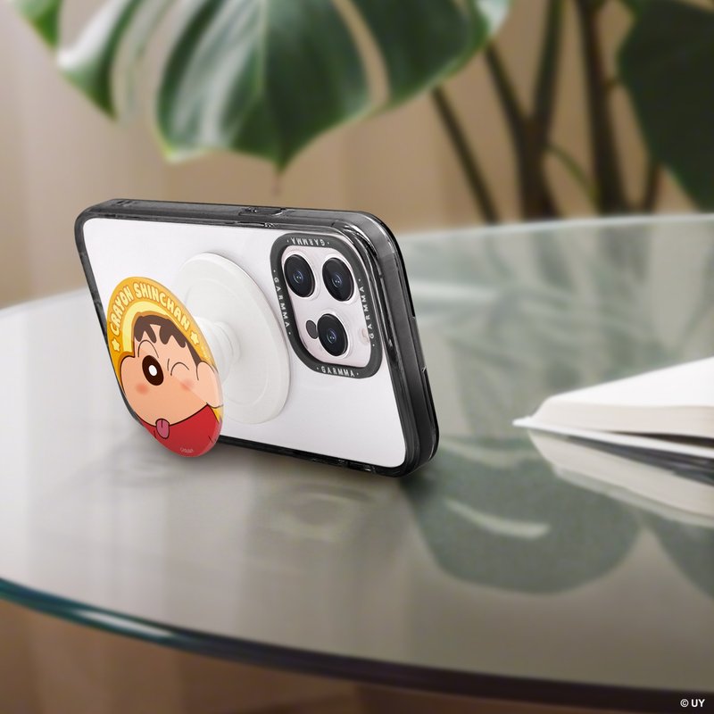 GARMMA 蜡笔小新 磁吸气囊支架 - 充电宝/传输线 - 其他金属 粉红色