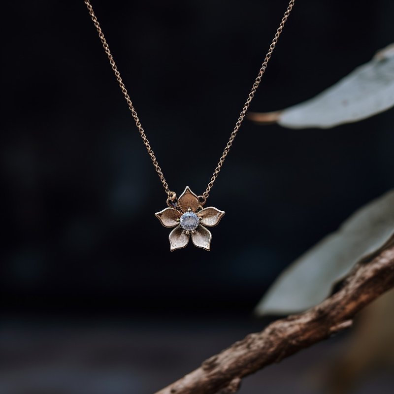 【925纯银】银花之梦项链 - 项链 - 银 银色