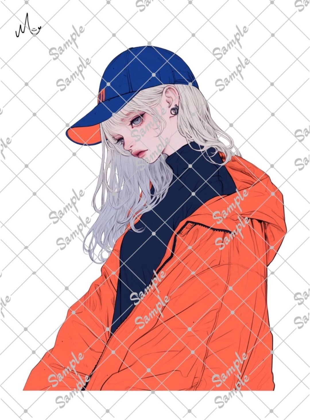 原创人物贴纸 11月新品 - 贴纸 - 纸 
