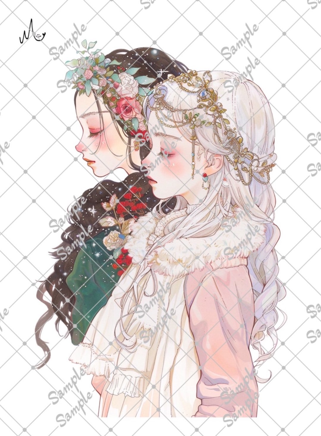 原创人物贴纸 12月新作 - 贴纸 - 纸 