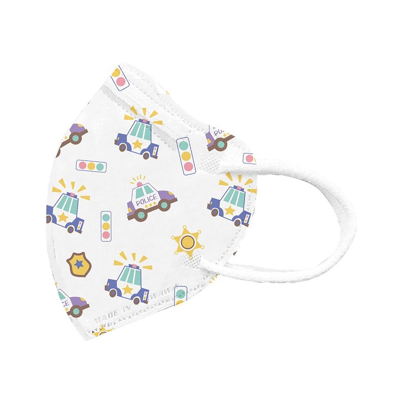 兴安-中童立体医用口罩-警车(一盒50入)MIT台湾制造 - 口罩 - 其他材质 多色