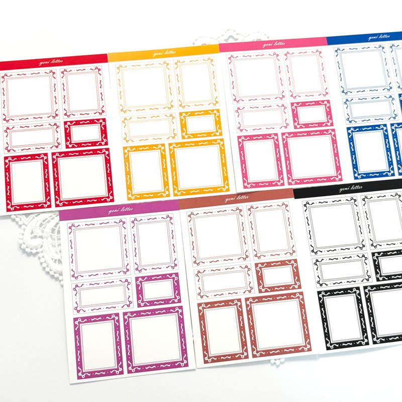 缎带标签贴纸 - 便条纸/标签贴 - 纸 多色