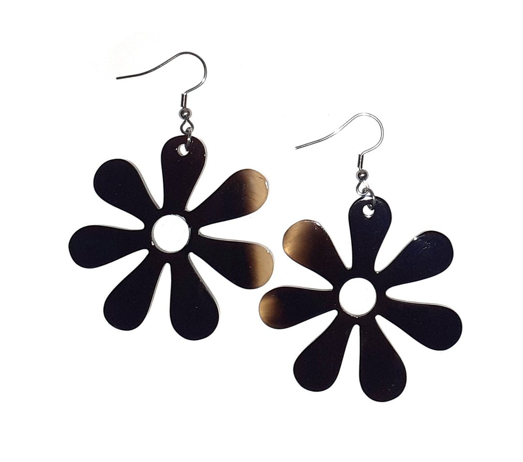 Boho Hook Earrings for Women Jewelry Gifts for Her from Buffalo Horn - 耳环/耳夹 - 环保材料 黑色