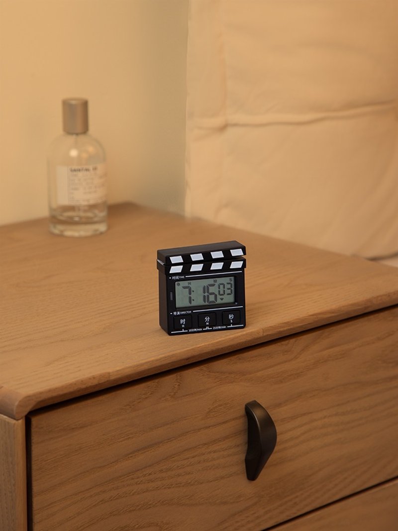 时钟打板计时器 - 时钟/闹钟 - 塑料 黑色