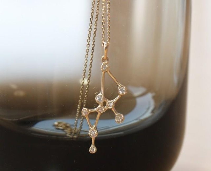 twinkle-pendant-K10YG2 - 项链 - 其他金属 金色