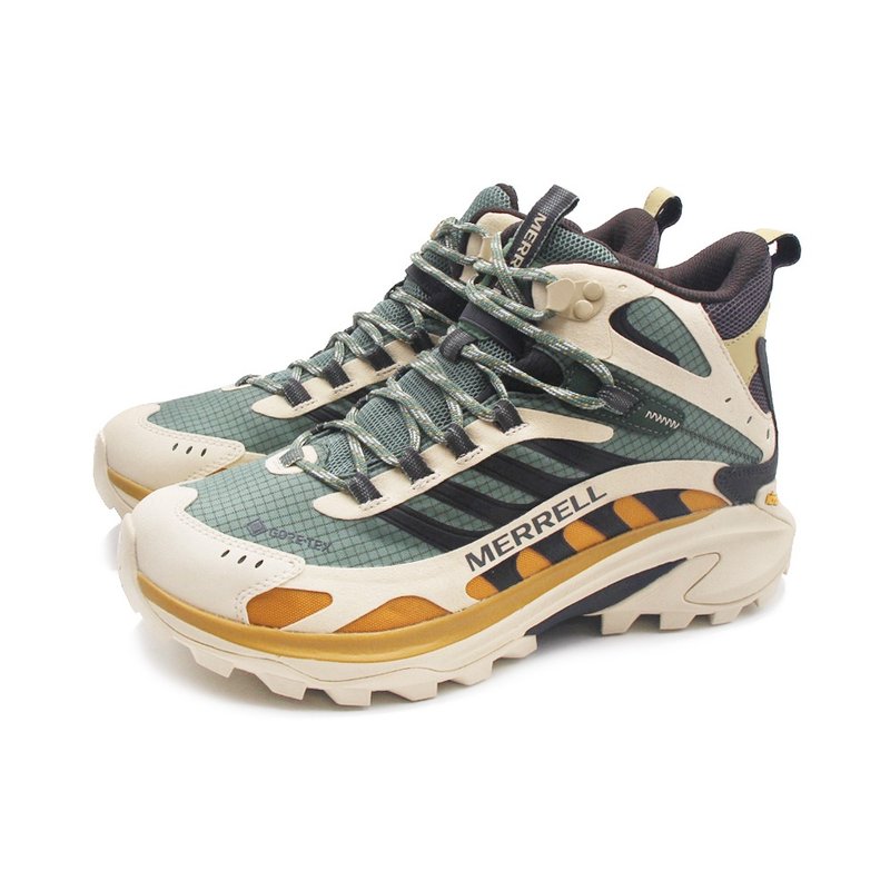 MERRELL MOAB SPEED 2 MID GTX防水中筒登山健行鞋 男鞋-绿色 - 男款运动鞋/球鞋 - 防水材质 