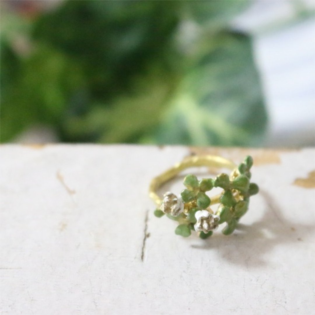 White Clover White Clover / Ring RN013 - 戒指 - 其他金属 绿色