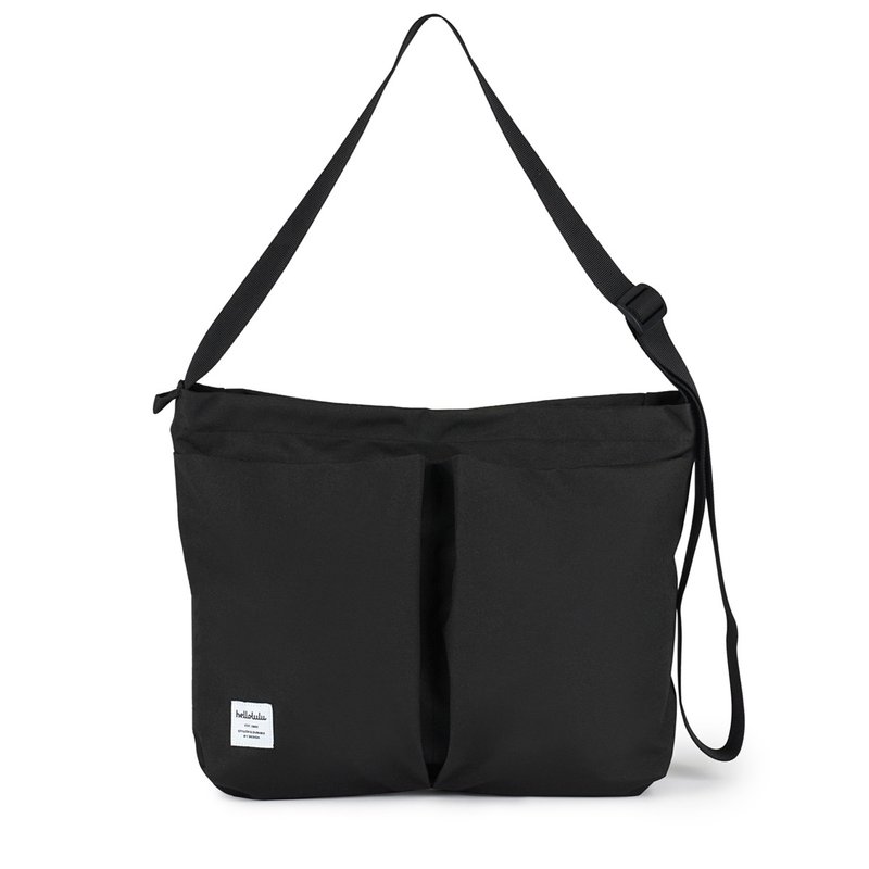 Classic系列新品 | JAM 休闲斜背包 单肩包 (暗黑) - 侧背包/斜挎包 - 聚酯纤维 黑色