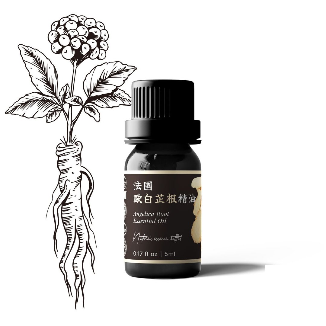 【卡佛香】法国欧白芷根精油 - 香薰/精油/线香 - 玻璃 黑色