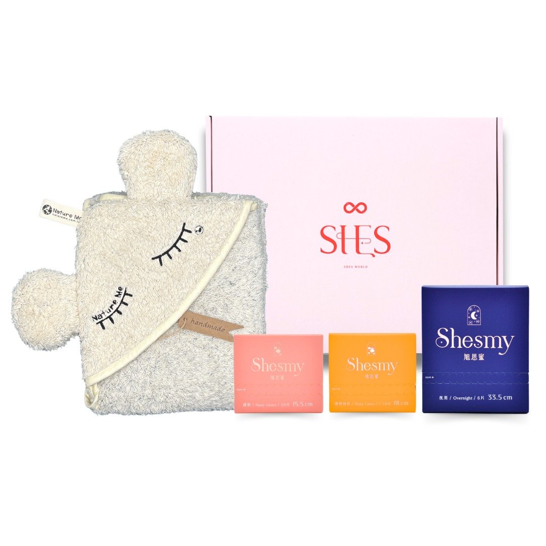 【弥月礼盒】Shesmy旭思蜜宠爱妈咪礼盒香氛款 | 满月礼、生理期 - 满月礼盒 - 棉 粉红色