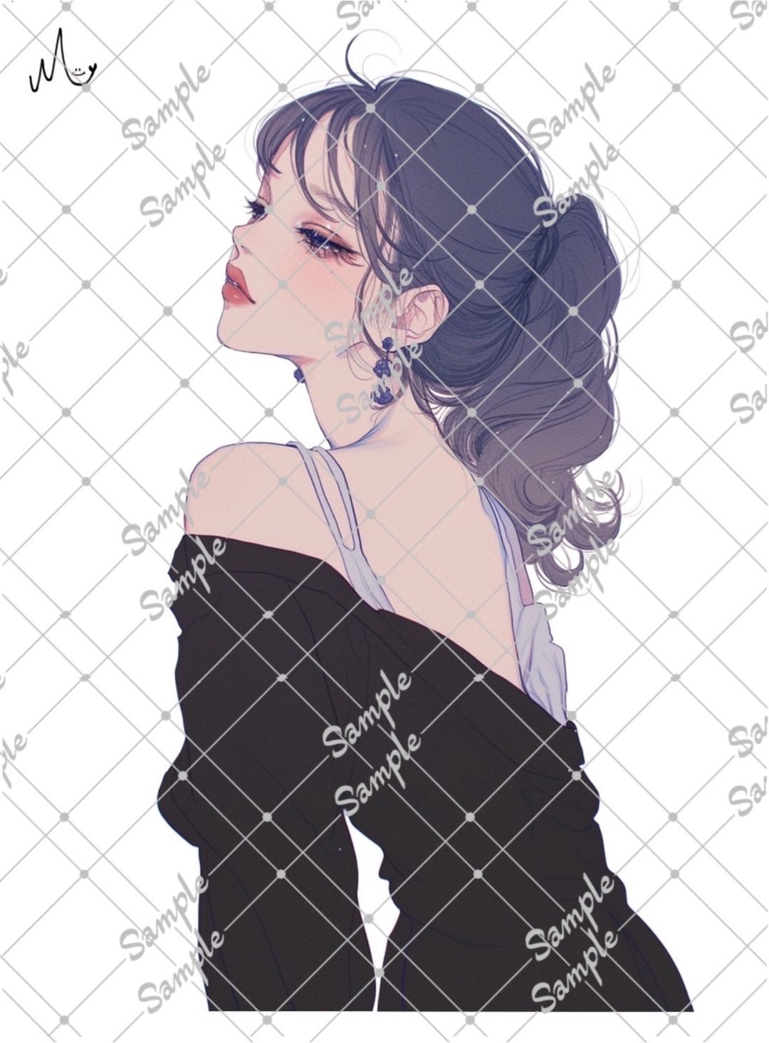 原创人物贴纸 8月新品 - 贴纸 - 纸 