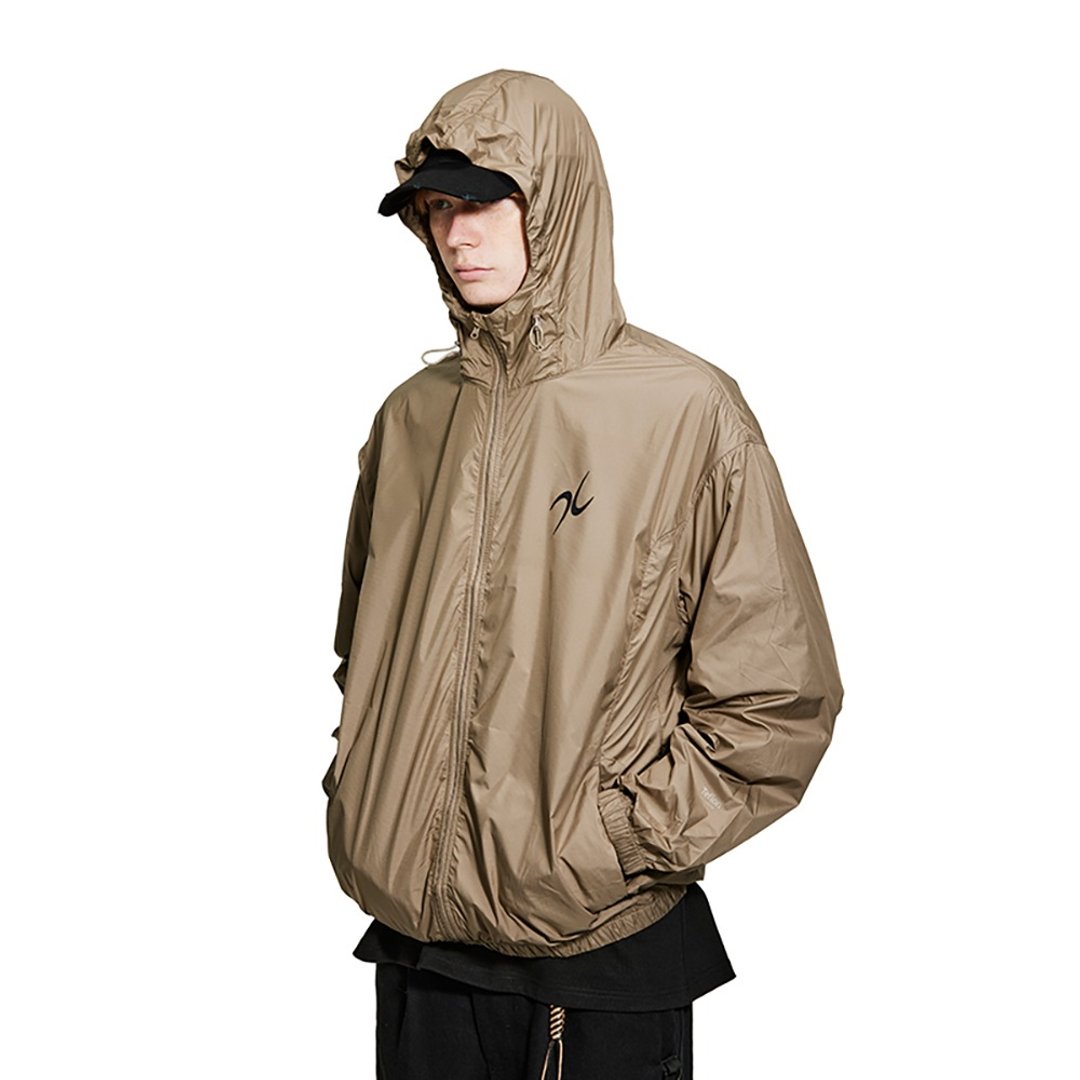 MOKACME 24SS 春夏特氟龙三防科技面料防晒服美拉德色系运动风衣 - 男装外套 - 聚酯纤维 卡其色