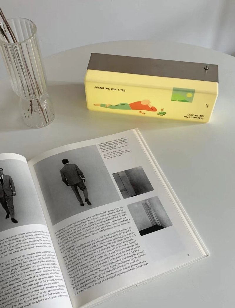 做一個假期富翁 便携式電氣燈 露營燈 氛圍燈 觸控式夜燈 USB充電 - 灯具/灯饰 - 压克力 