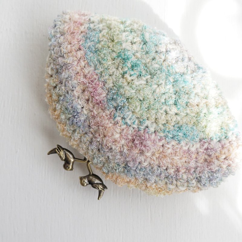 Ba-ba handmade Crochet pouch No.C1550 - 化妆包/杂物包 - 其他材质 多色