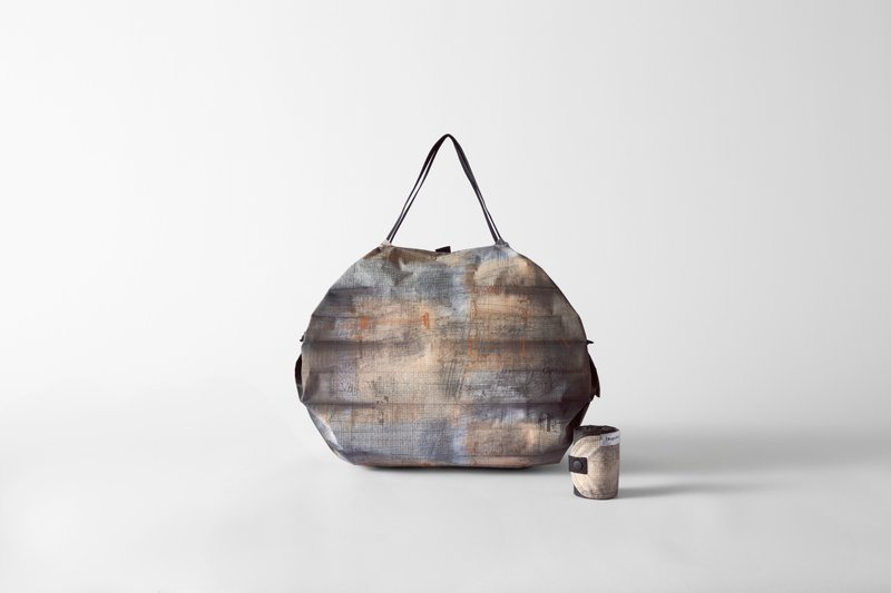 日本Shupatto折叠环保袋 - Inception_Sepia (M) 十周年纪念版 - 侧背包/斜挎包 - 尼龙 多色