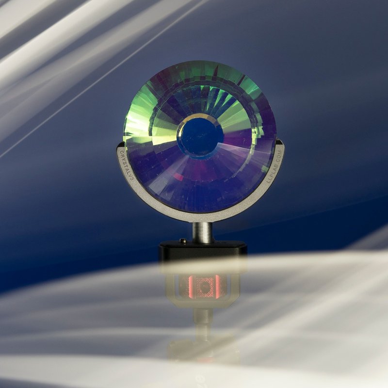 LLP手机摄影前景虚化道具旋涡万花筒玻璃棱镜单反配件特效CE滤镜 - 相机 - 玻璃 透明