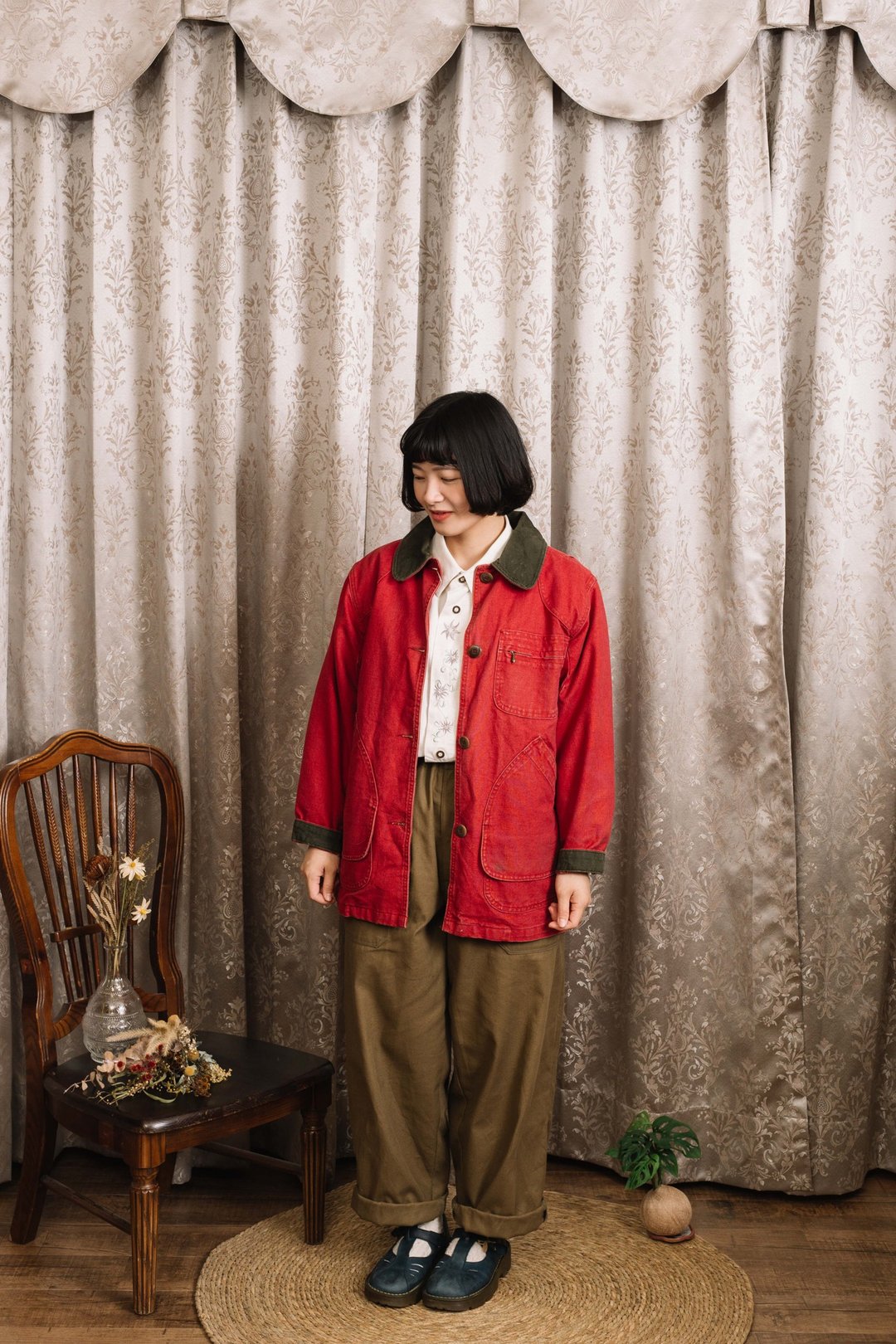 L.L.Bean.猎装外套.古着【初恋贩卖所】Vintage.LL Bean.E118 - 女装休闲/机能外套 - 棉 