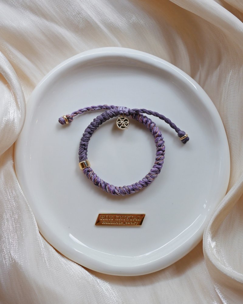 HOX CRYSTAL 护身金刚结绳 混色设计 - 手链/手环 - 其他材质 紫色