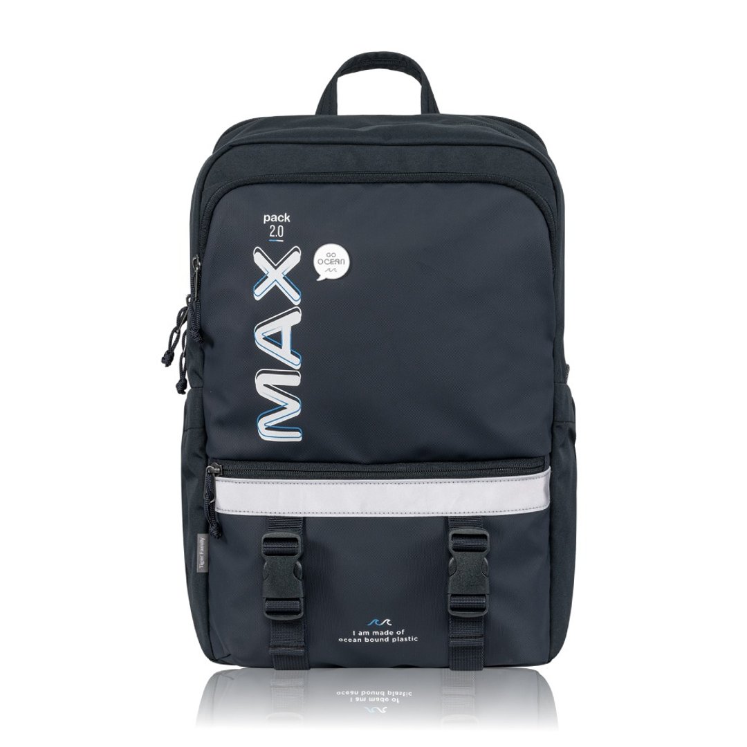 MAX2.0灵感守护海洋超轻量护脊书包Pro 2S-神秘深蓝 可折叠版 31L - 后背包/双肩包 - 聚酯纤维 蓝色