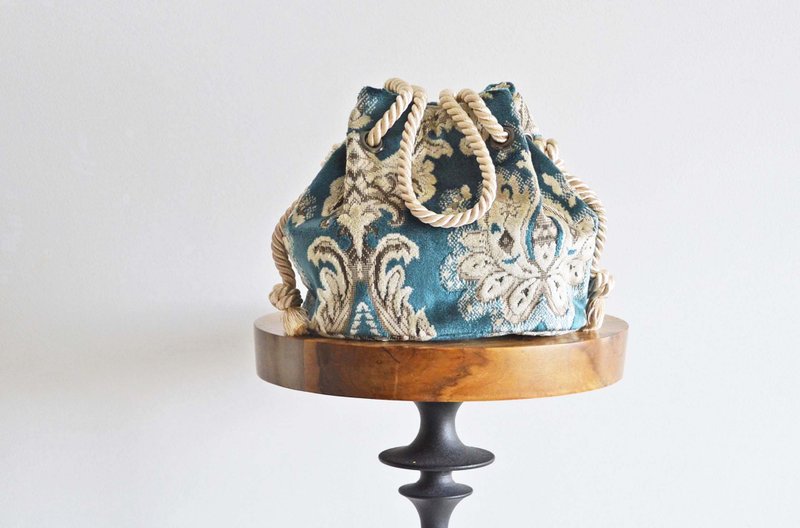 威尼斯海洋包蓝 - 侧背包/斜挎包 - 棉．麻 蓝色