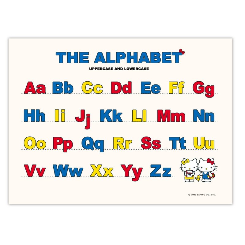 Hello Kitty 正版授权ABC字母挂布 - 海报/装饰画/版画 - 聚酯纤维 