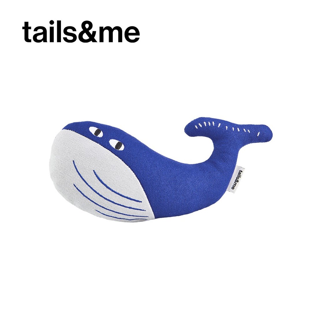 【tails&me 尾巴与我】尾巴毛伙伴-宠物猫草玩具(鲸鱼) - 玩具 - 其他材质 多色