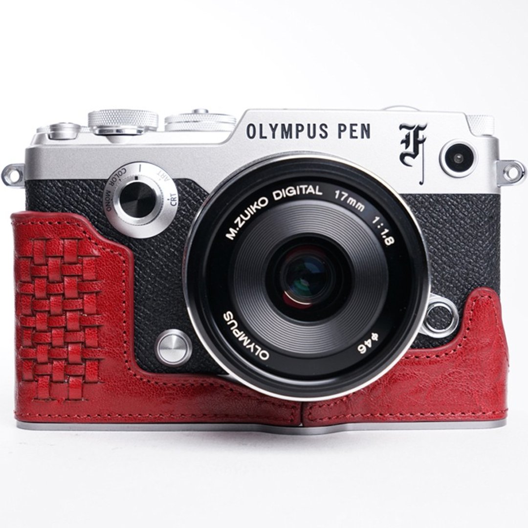 Martin Duke SVEN相机底座Olympus PEN-F 酒红 - 相机 - 真皮 红色