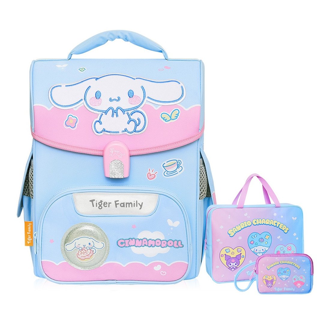 新品 三丽鸥 小学者超轻量护脊书包 Pro 2S-点心大耳狗 | 低年级 - 后背包/双肩包 - 聚酯纤维 蓝色