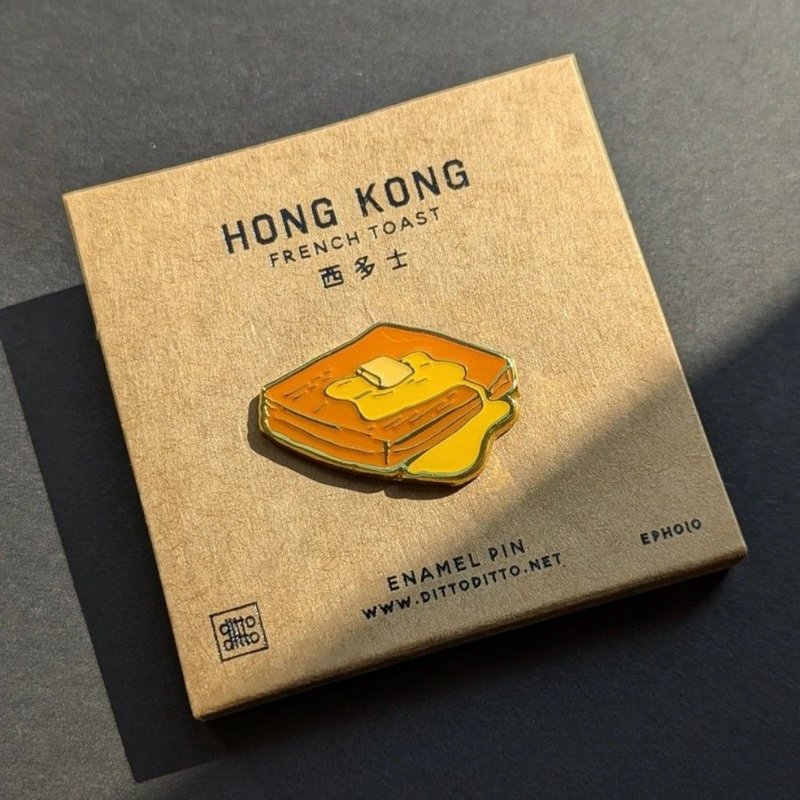 西多士别针 - 徽章/别针 - 其他材质 金色