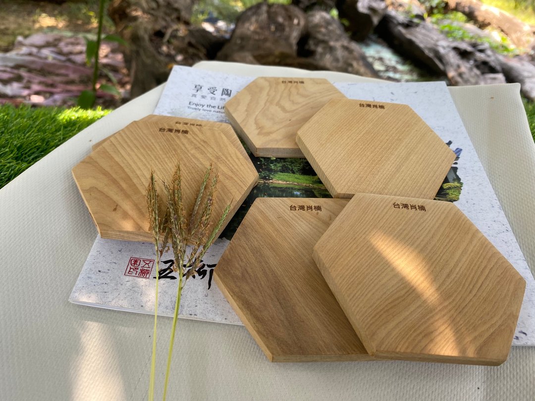 台湾肖楠杯垫 - 木工/竹艺/纸艺 - 木头 咖啡色