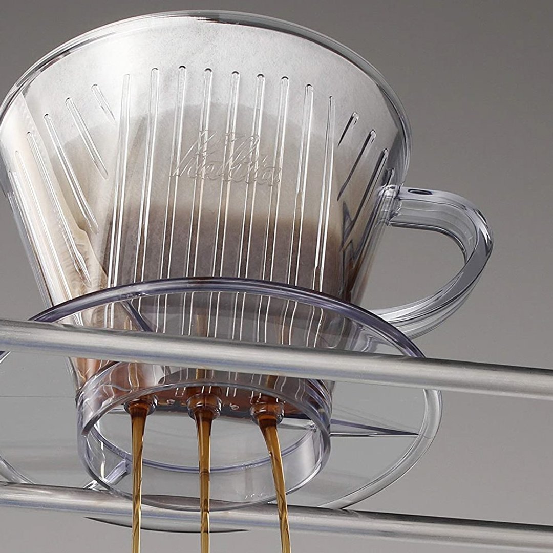 【日本】Kalita 102-DL 传统树酯 三孔梯型滤杯 - 咖啡壶/周边 - 塑料 透明