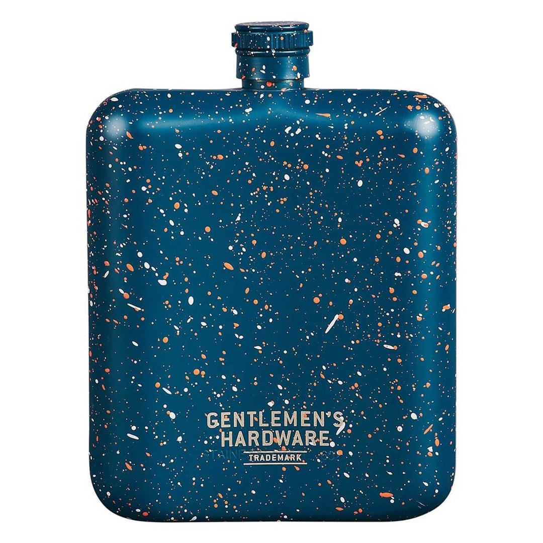 【Gentlemen's Hardware】蓝色泼漆随身酒瓶 - 酒杯/酒器 - 不锈钢 蓝色