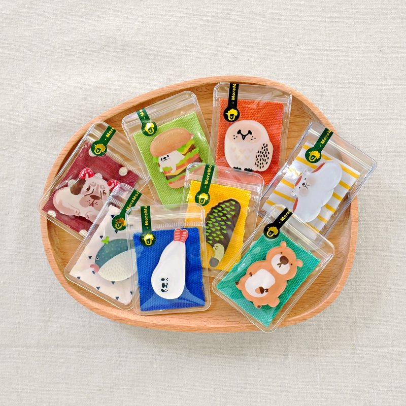 【 任选五入折60元 】小动物全家福－厚切别针 - 徽章/别针 - 压克力 多色