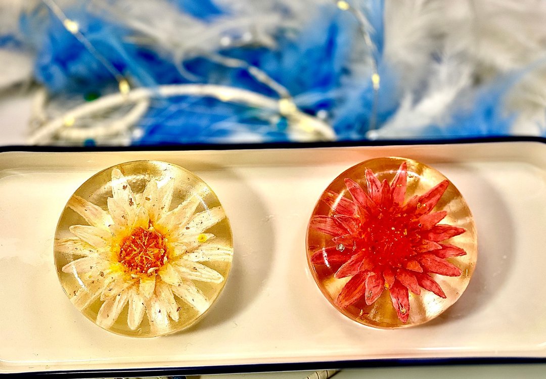 金箔胺基酸仿真莲花雕花皂双入礼盒(经SGS检验并投保产险) - 肥皂/手工皂 - 其他材质 多色