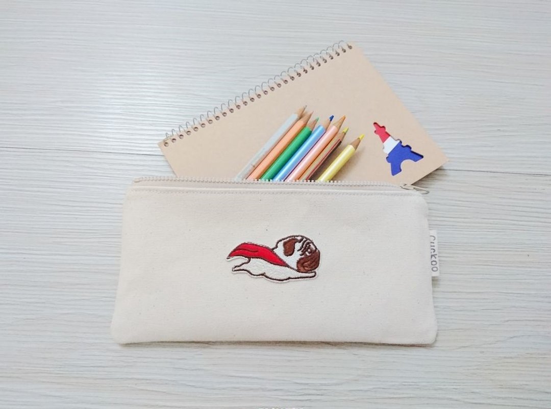 笔袋 文具 牛仔布笔袋 工具袋 收纳袋 飞狗款 - 铅笔盒/笔袋 - 棉．麻 