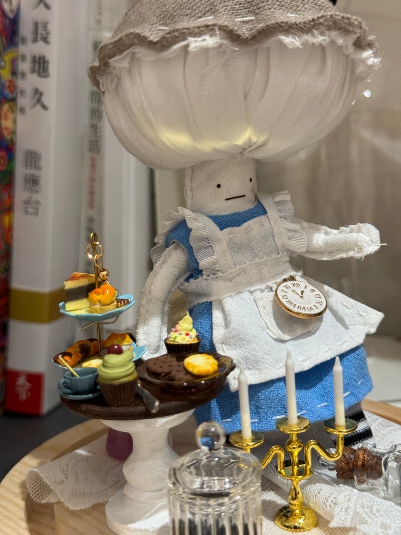 爱丽丝午茶系列 耳环 - 耳环/耳夹 - 其他金属 