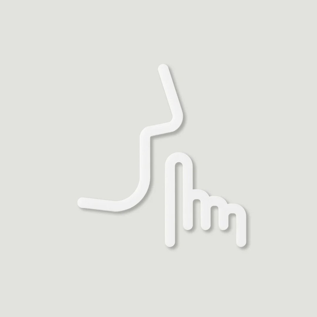 MOHEIM BE QUIET 安静标示 白 - 墙贴/壁贴 - 塑料 白色