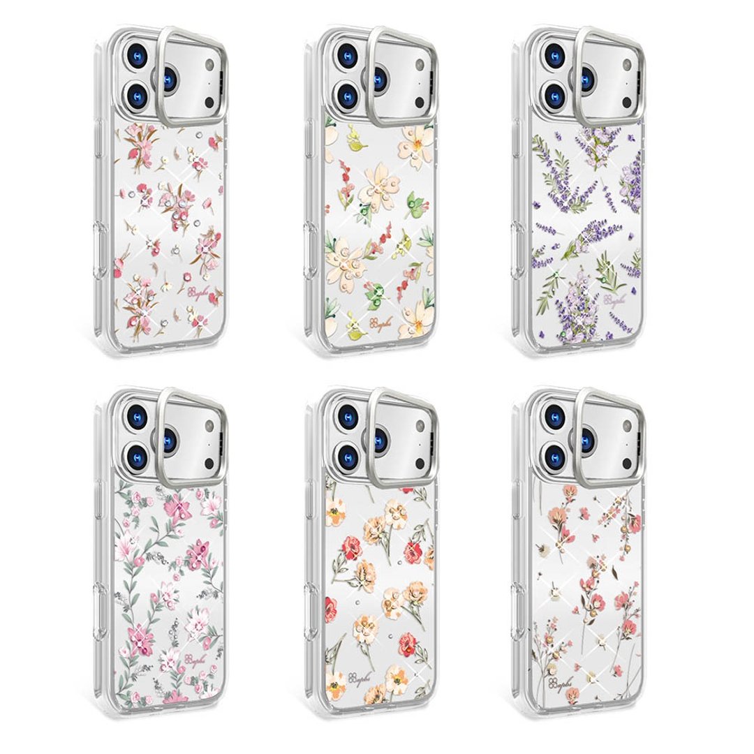 apbs iPhone 17/16 军规防摔隐形立架水晶彩钻手机壳-多图可选1 - 手机壳/手机套 - 其他材质 多色