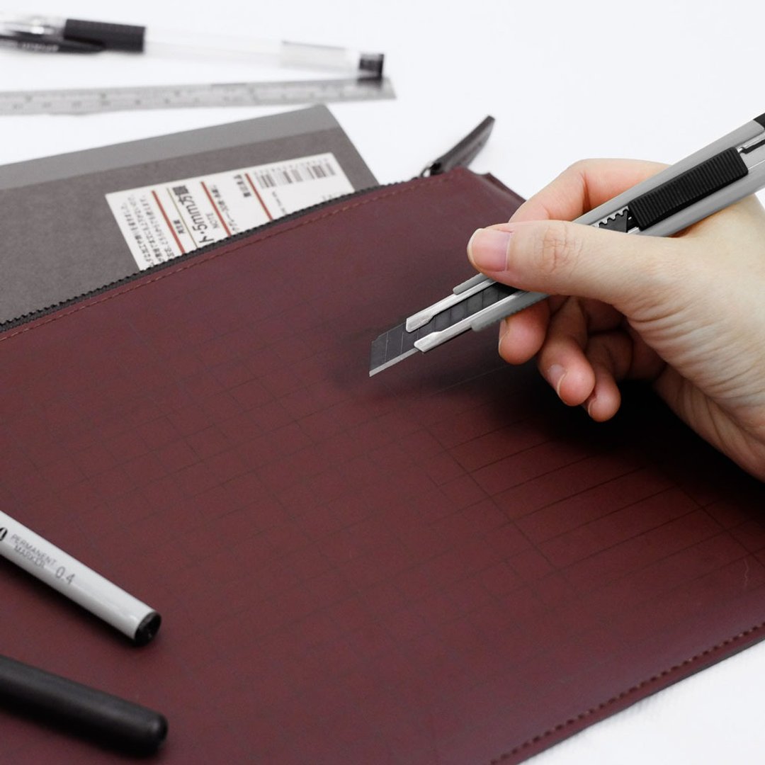 HOLDER FOLDER A4 - RED WINE #CUTTINGMAT - 公文包/医生包 - 橡胶 红色