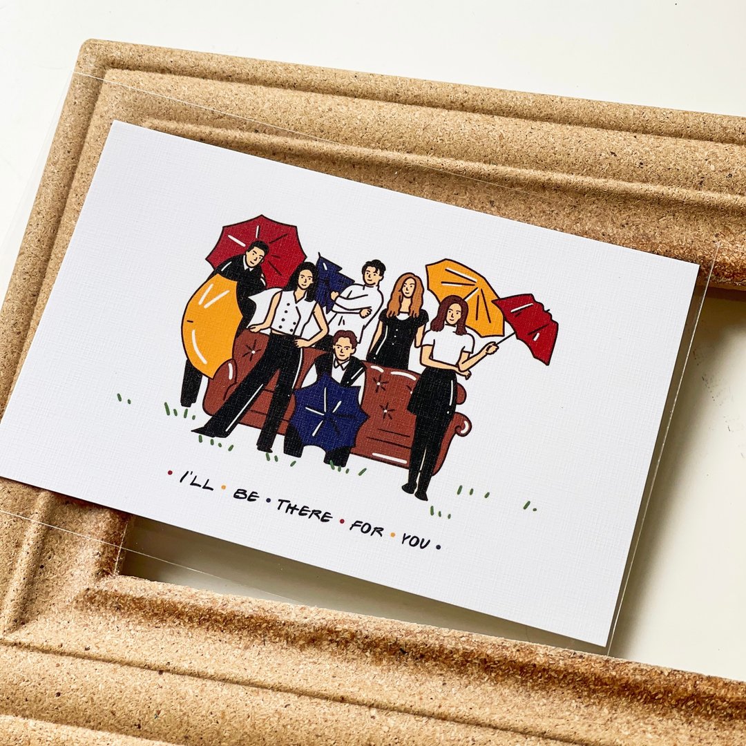 Friends 老友记明信片 | I'll be there for you - 卡片/明信片 - 纸 